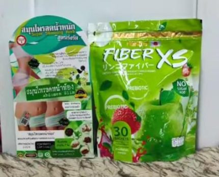Mikeo Fiber XS Slimming Juice & 2 Booster Capsules Combo – Weight Loss Set