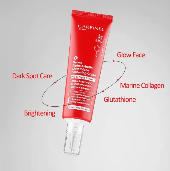 CARE:NEL Derma Alpha Arbutin Glutathione Whitening Cream 45ml – Made in Korea - Image 4
